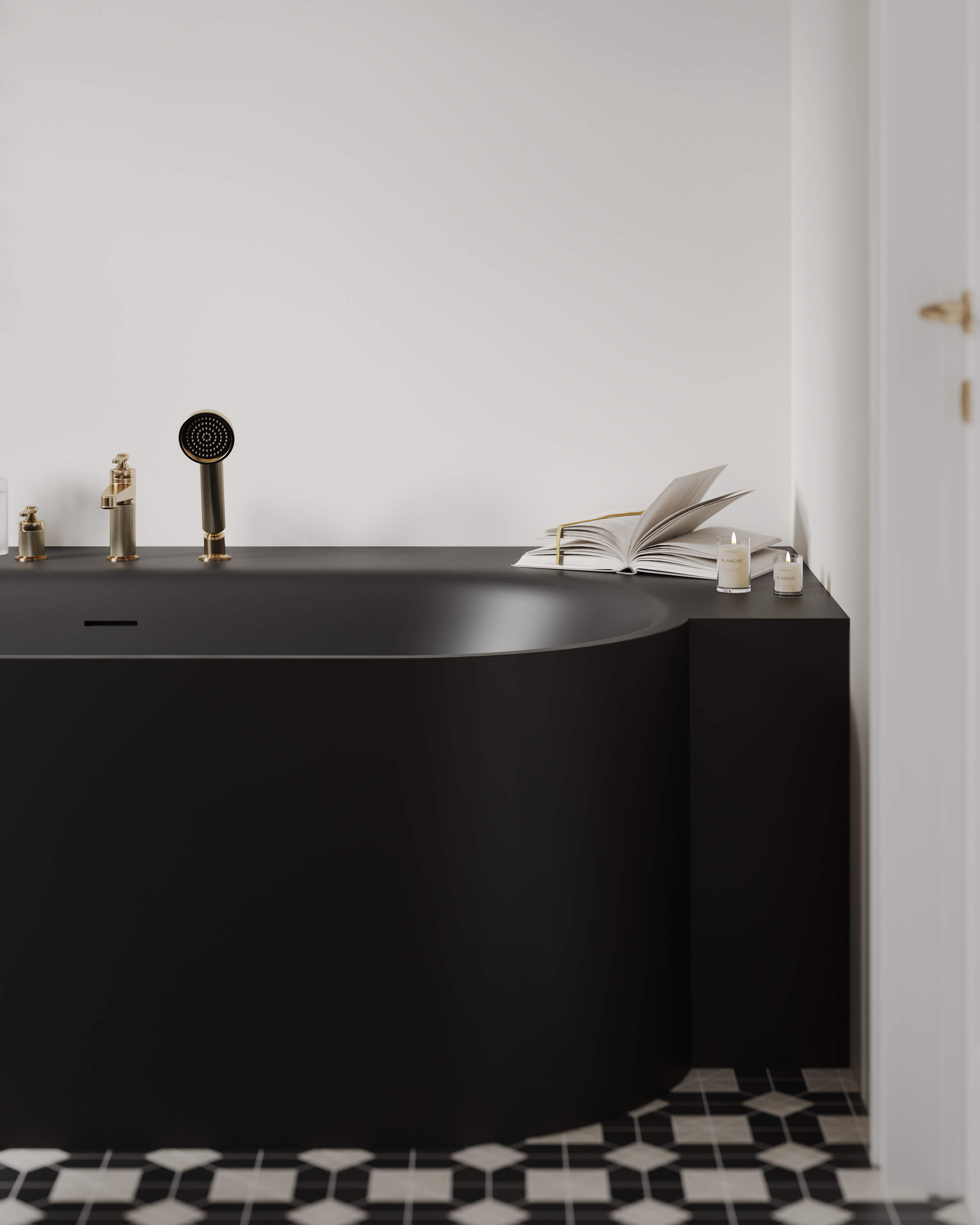 Парижский шик в монохромном интерьере